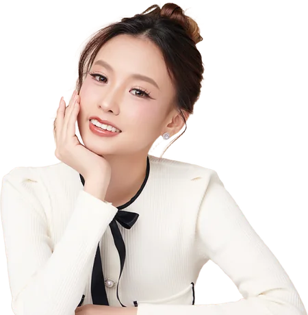 笑顔の女性の写真