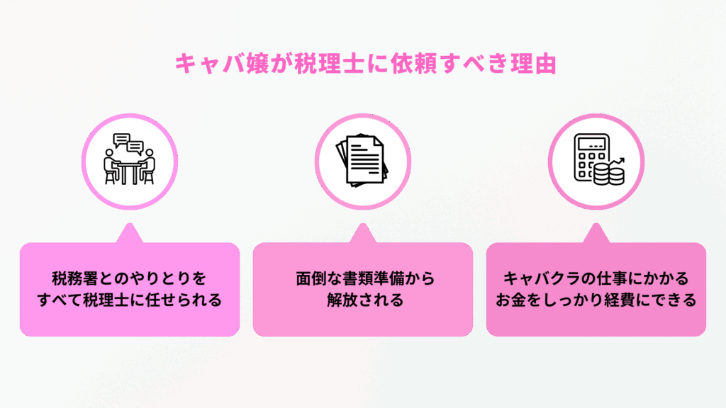 キャバクラ嬢が税理士に確定申告を依頼すべき理由