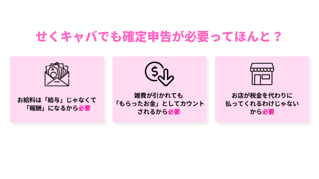 せくキャバでも確定申告が必要ってほんと?