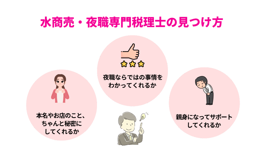 水商売・夜職専門税理士の見つけ方